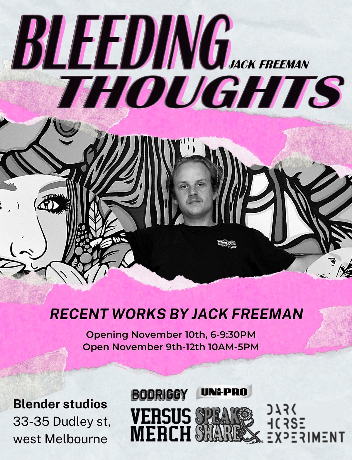 "Bleeding Thoughts" Exhibition: A Journey of Vulnerability and Healing