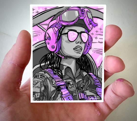 vinyl art sticker by Freo’s Art, matte waterproof finish