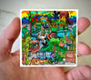 vinyl art sticker by Freo’s Art, matte waterproof finish