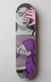 Resilient Shade  - Hand painted skate deck