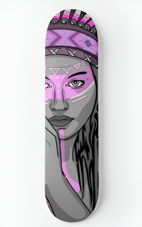 Strength in Unity - Hand painted skate deck